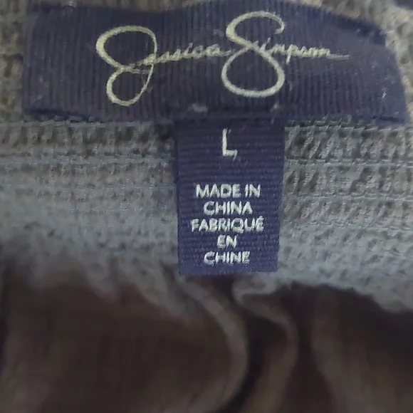 Jessica Simpson Bohemian Off Shoulder Mini Dress Size L - Picture 8 of 10